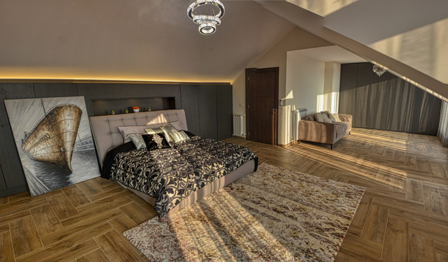 Ohana Hills – Master Bedroom, Attic